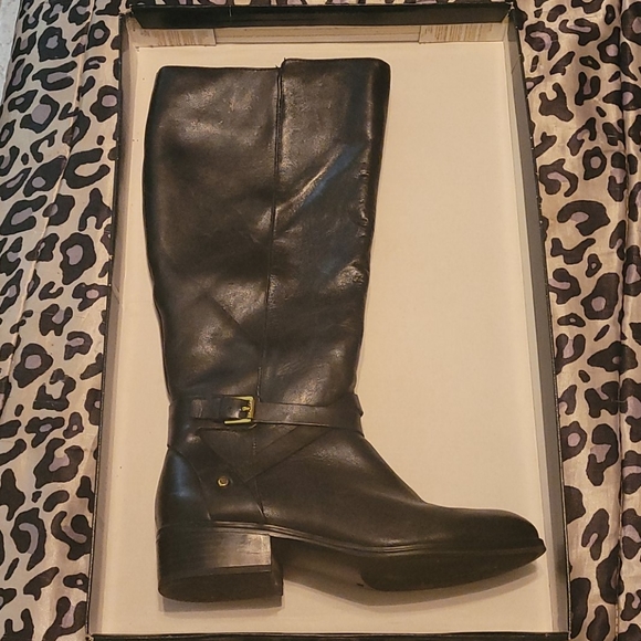 Ralph Lauren 'Mariah' Blk boots Size 7B wide calf - Picture 5 of 10